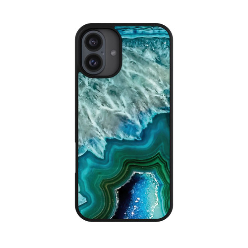 Apple iPhone 16 Plus Base Case Kristall Achat Grün