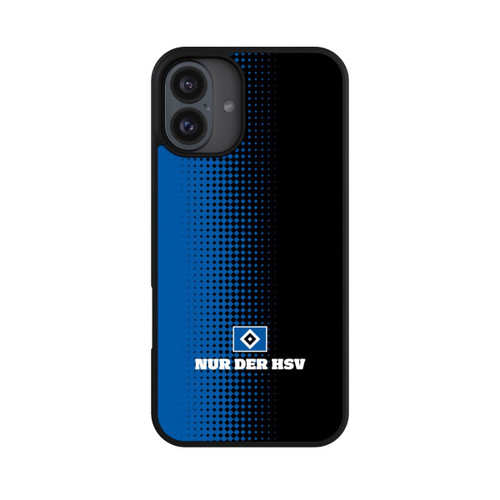 Apple iPhone 16 Plus Base Case Nur der HSV - Rautenraster Schwarz