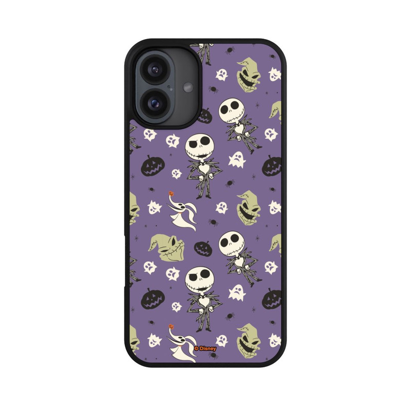 iPhone 16 Plus Base Case Jack Purple Pattern Tim Burtons Nightmare before Christmas