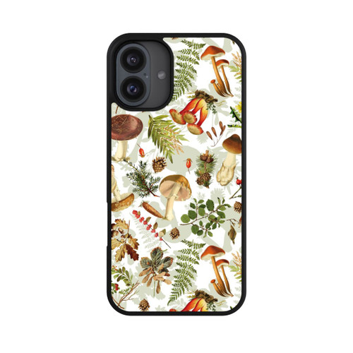 Apple iPhone 16 Plus Base Case Pilzmuster Weiß