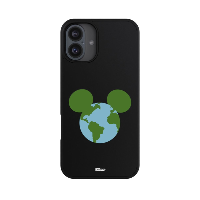 iPhone 16 Plus Base Case Micky Erdkugel Transparent