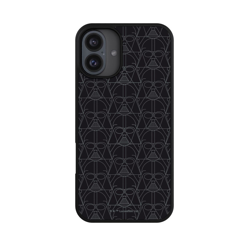iPhone 16 Plus Base Case Darth Vader Line Art