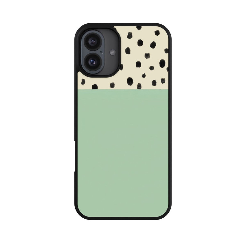 iPhone 16 Plus Base Case Punkte und Boho