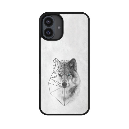 Apple iPhone 16 Plus Base Case Polygonaler Wolf