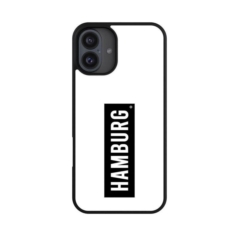 iPhone 16 Plus Base Case HSV Hamburg Schwarz Weiss