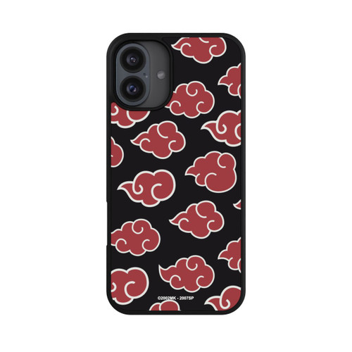 Apple iPhone 16 Plus Base Case Akatsuki Pattern Black Big
