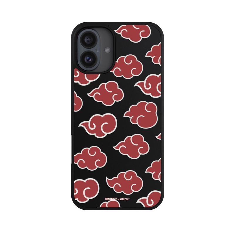 iPhone 16 Plus Base Case Akatsuki Pattern Transparent