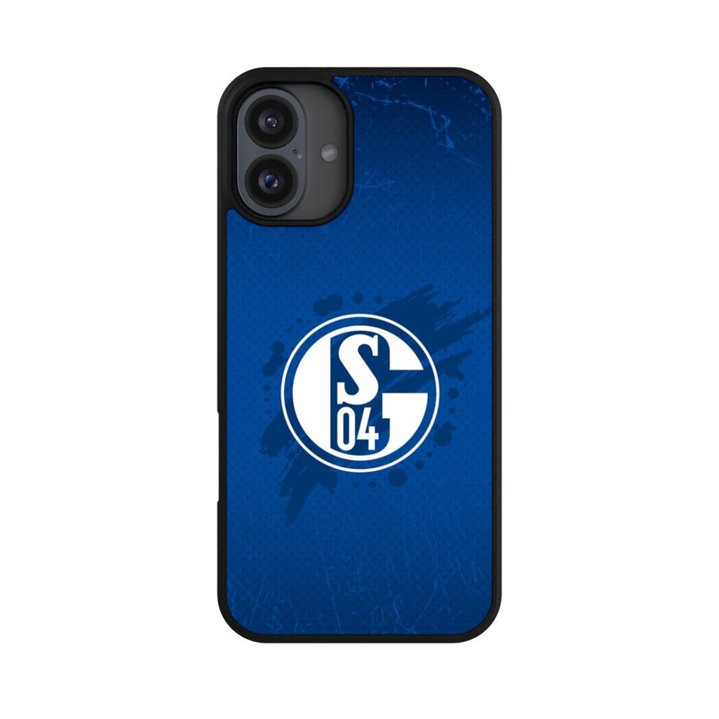 iPhone 16 Plus Base Case Schalke 04 Farbe Fleck Blau