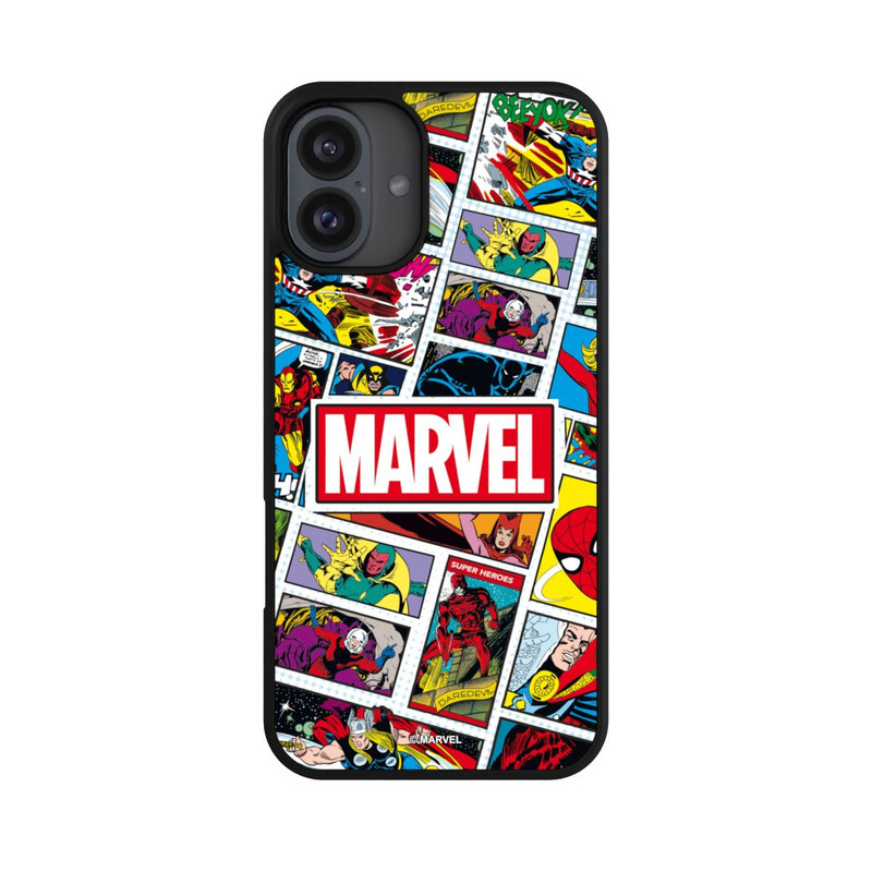 iPhone 16 Plus Base Case Marvel Comic Pattern