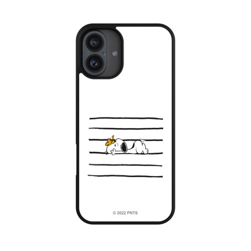 Apple iPhone 16 Plus Base Case Snoopy Woodstock Streifen