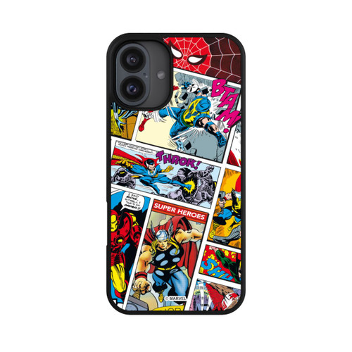 Apple iPhone 16 Plus Base Case Marvel Retro Comic Blue