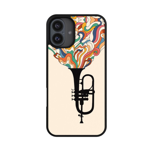 Apple iPhone 16 Plus Base Case Flügelhorn Jazz bunt