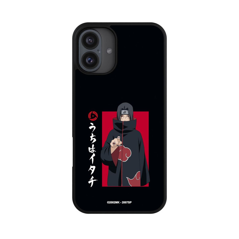 iPhone 16 Plus Base Case Itachi Geste Schwarz
