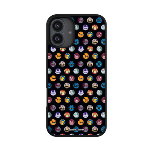 Apple iPhone 16 Plus Base Case Bijuu Muster Schwarz