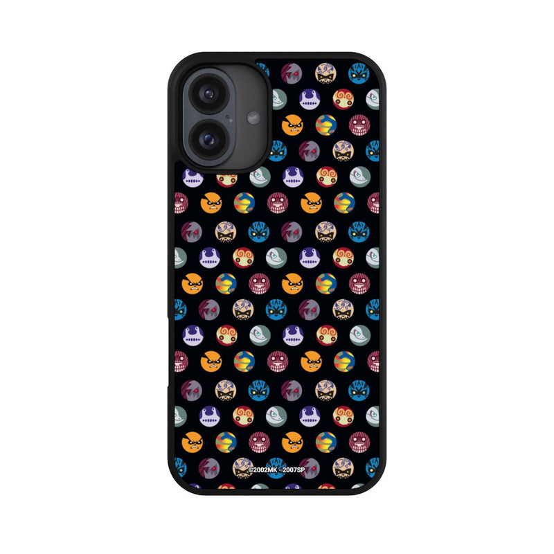 iPhone 16 Plus Base Case Bijuu Muster Schwarz