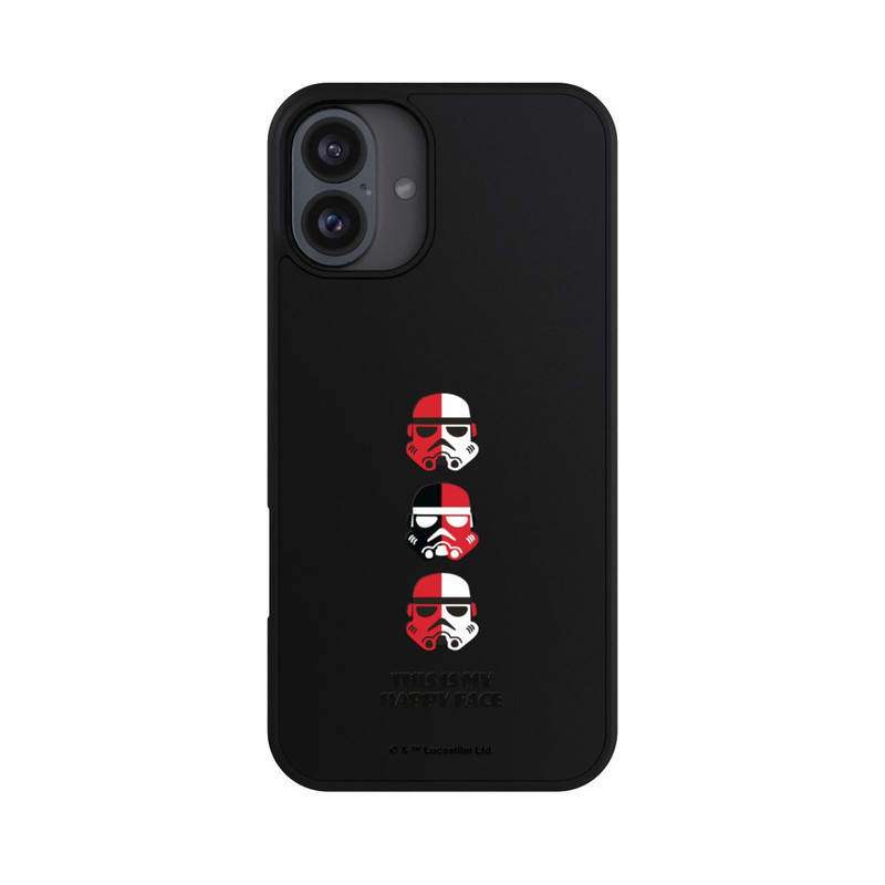 iPhone 16 Plus Base Case Storm Trooper Happy Face