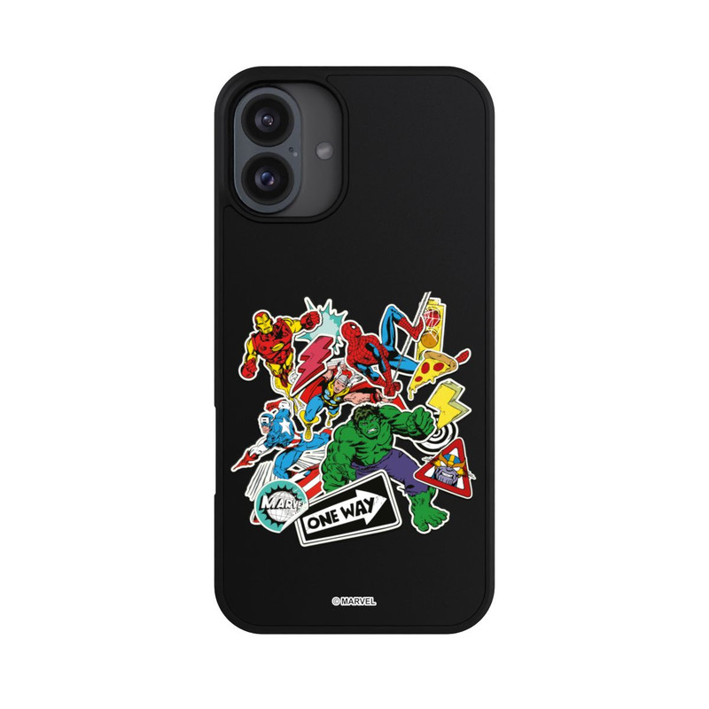 iPhone 16 Plus Base Case Capitan American Shield Transparent