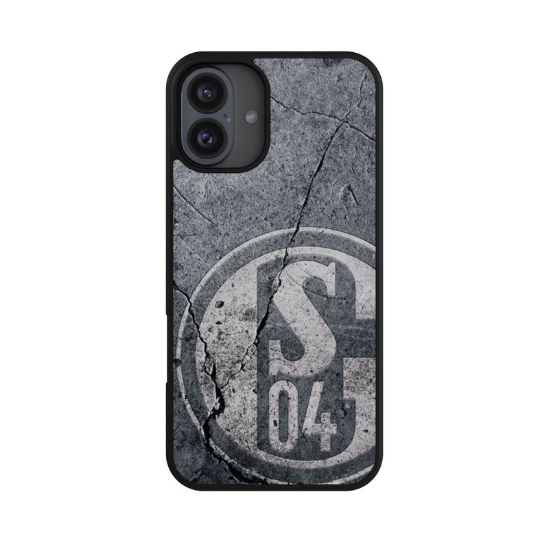iPhone 16 Plus Base Case Schalke 04 Beton Look