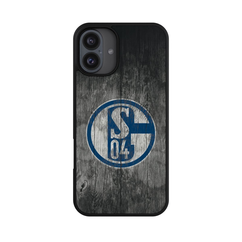 iPhone 16 Plus Base Case Schalke 04 Holz Look