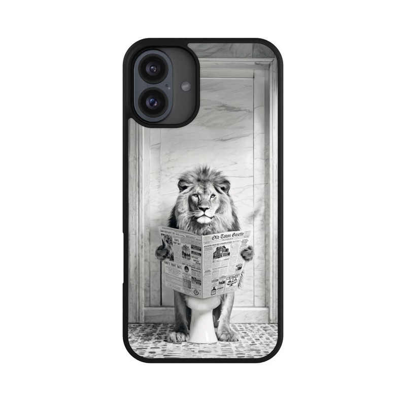 iPhone 16 Plus Base Case Lion Toilet