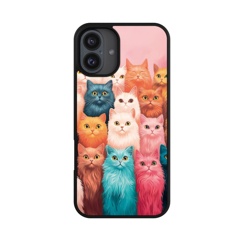 iPhone 16 Plus Base Case Cats Looking