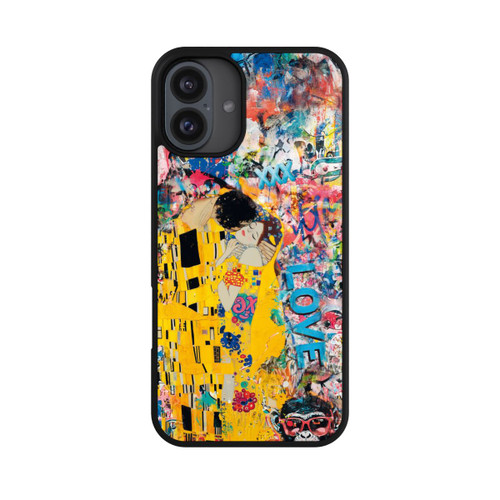 Apple iPhone 16 Plus Base Case Graffiti Kiss