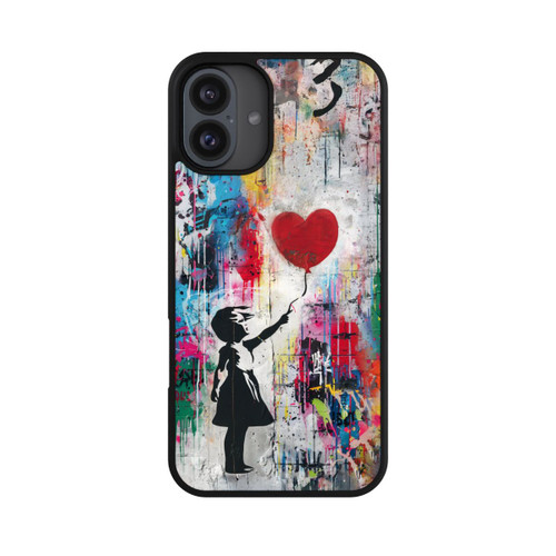 Apple iPhone 16 Plus Base Case Balloon Girl Colorful