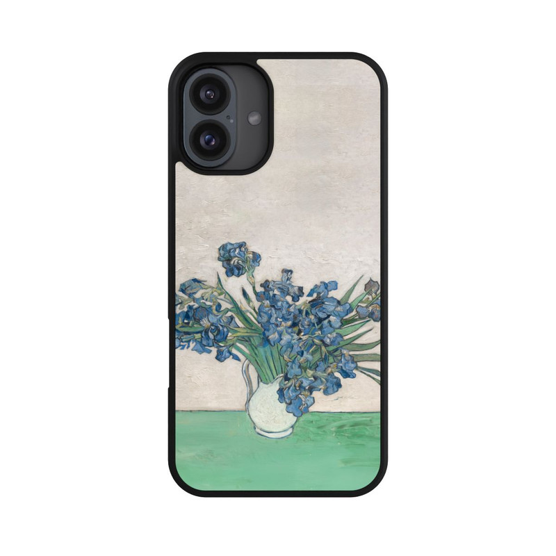 iPhone 16 Plus Base Case Irises, by Vincent Van Gogh