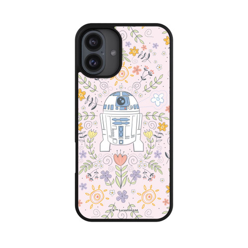 Apple iPhone 16 Plus Base Case R2D2 Blumen Muster