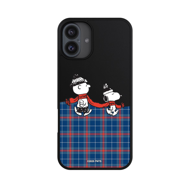 iPhone 16 Plus Base Case Peanuts Weihnachtspulli Transparent