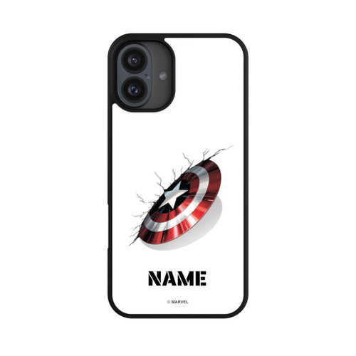 Apple iPhone 16 Plus Base Case Captain America Shield Personalisierbar