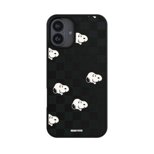 Apple iPhone 16 Plus Base Case Snoopy Checked Pattern