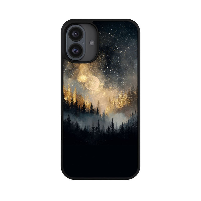 iPhone 16 Plus Base Case nächtlicher Wald