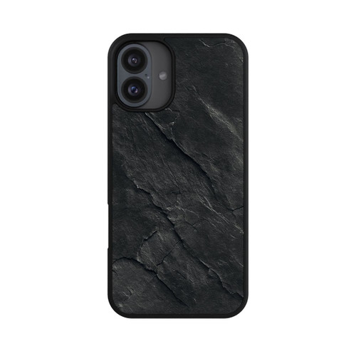 Apple iPhone 16 Plus Base Case Dunkler Schiefer Look