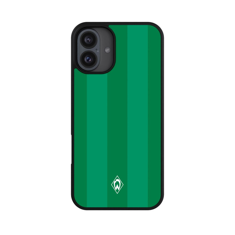 iPhone 16 Plus Base Case Werder Bremen Grün gestreift