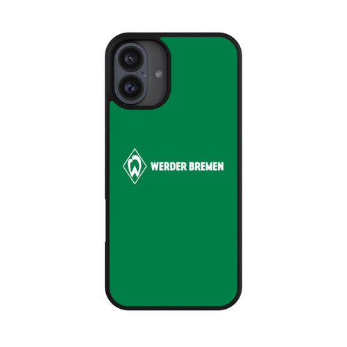 Apple iPhone 16 Plus Base Case Werder Bremen Schriftzug Raute Grün