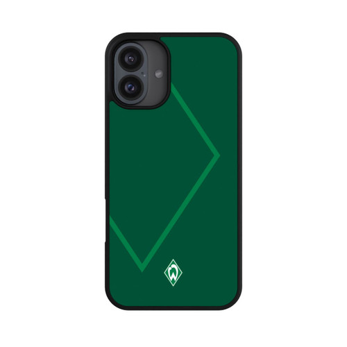 Apple iPhone 16 Plus Base Case Werder Grün Rautenelement