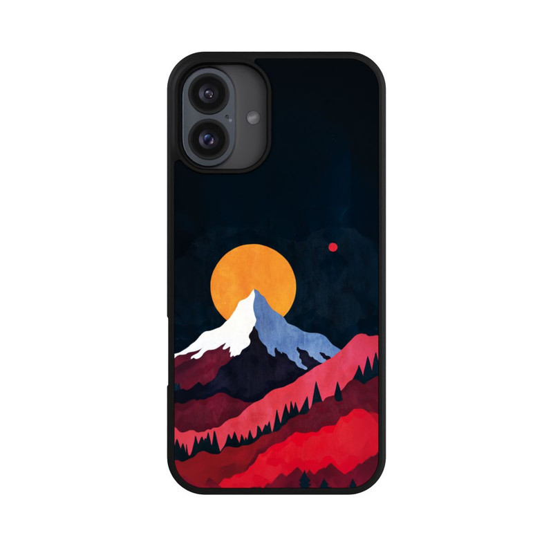 iPhone 16 Plus Base Case Mont Blanc Abstrakt