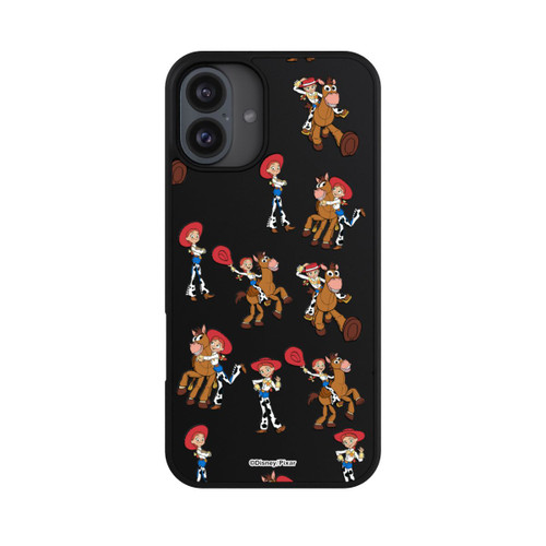 Apple iPhone 16 Plus Base Case Toy Story 5 Jessie Cowboy Pattern Transparent