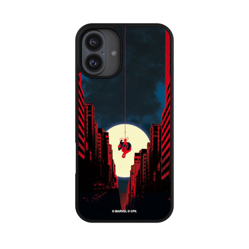 Apple iPhone 16 Plus Base Case Spider-Man Marvel between Skyscrapers