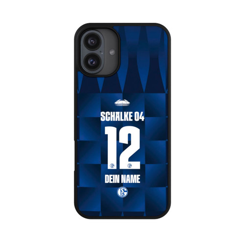 Apple iPhone 16 Plus Base Case Schalke 04 Trikot Personalisierbar 26-27