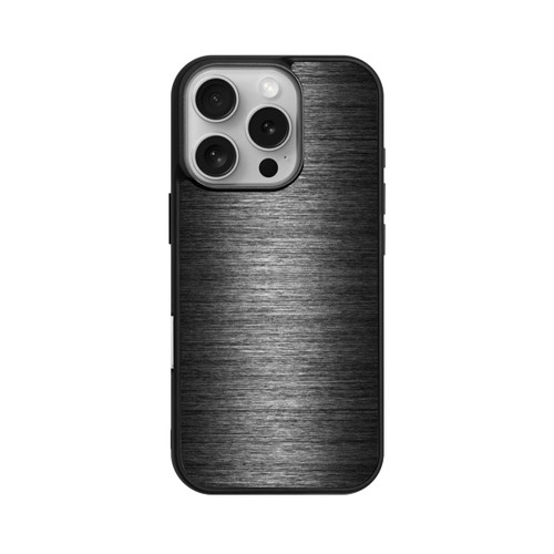 Apple iPhone 16 Pro Base Case Metal Look - Anthrazit