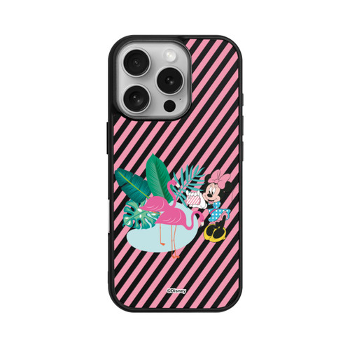 Apple iPhone 16 Pro Base Case Minnie Flamingo ohne Hintergrund