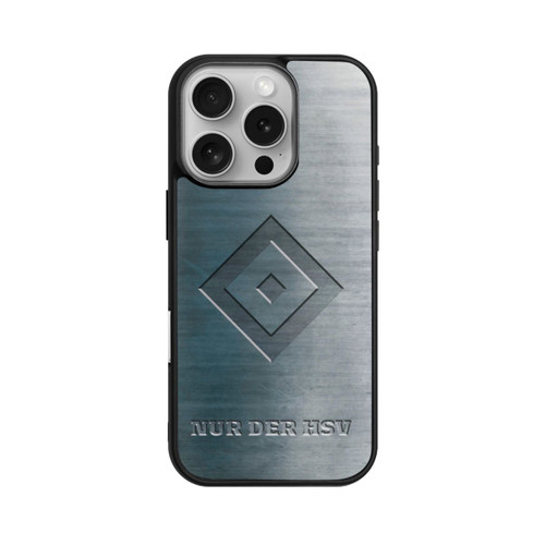 Apple iPhone 16 Pro Base Case Nur der HSV Metalllook
