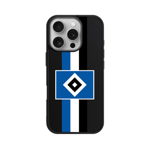 Apple iPhone 16 Pro Base Case HSV Streifen - Blau-Weiß-Schwarz - ohne Hintergrund