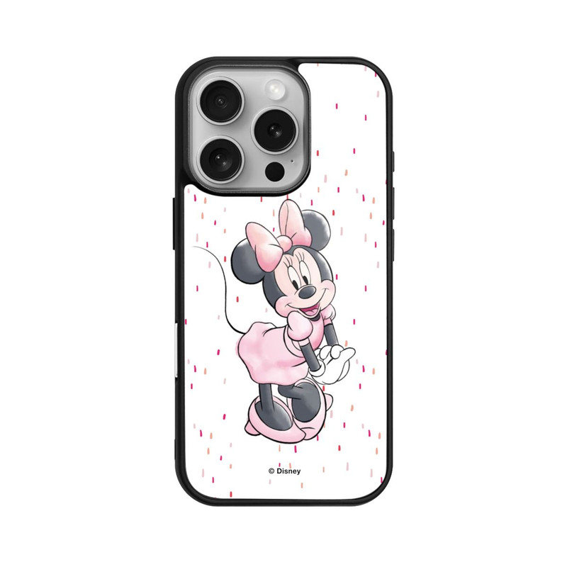iPhone 16 Pro Base Case Minnie Watercolour Dots