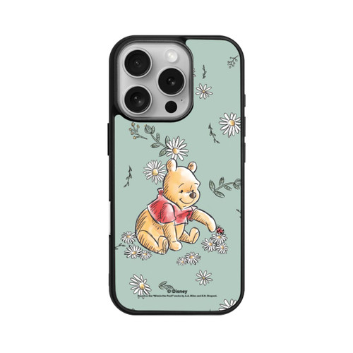 Apple iPhone 16 Pro Base Case Winnie Puuh Gänseblümchen und Käfer Liebe