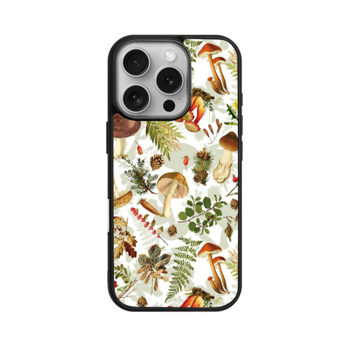 Apple iPhone 16 Pro Base Case Pilzmuster Weiß