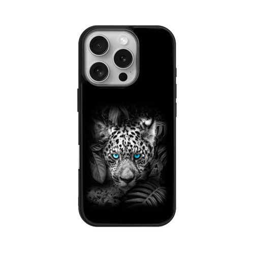 Apple iPhone 16 Pro Base Case Jaguar Schwarz Dschungel