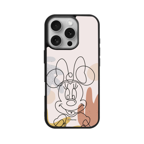 Apple iPhone 16 Pro Base Case Minnie Abstract Lineart